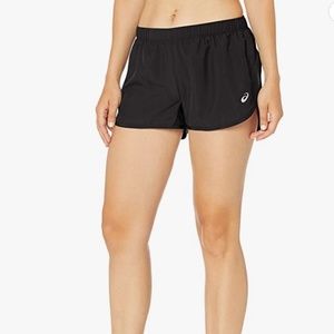 ASICS Woman’s Running Shorts Black Size XS Side Slits